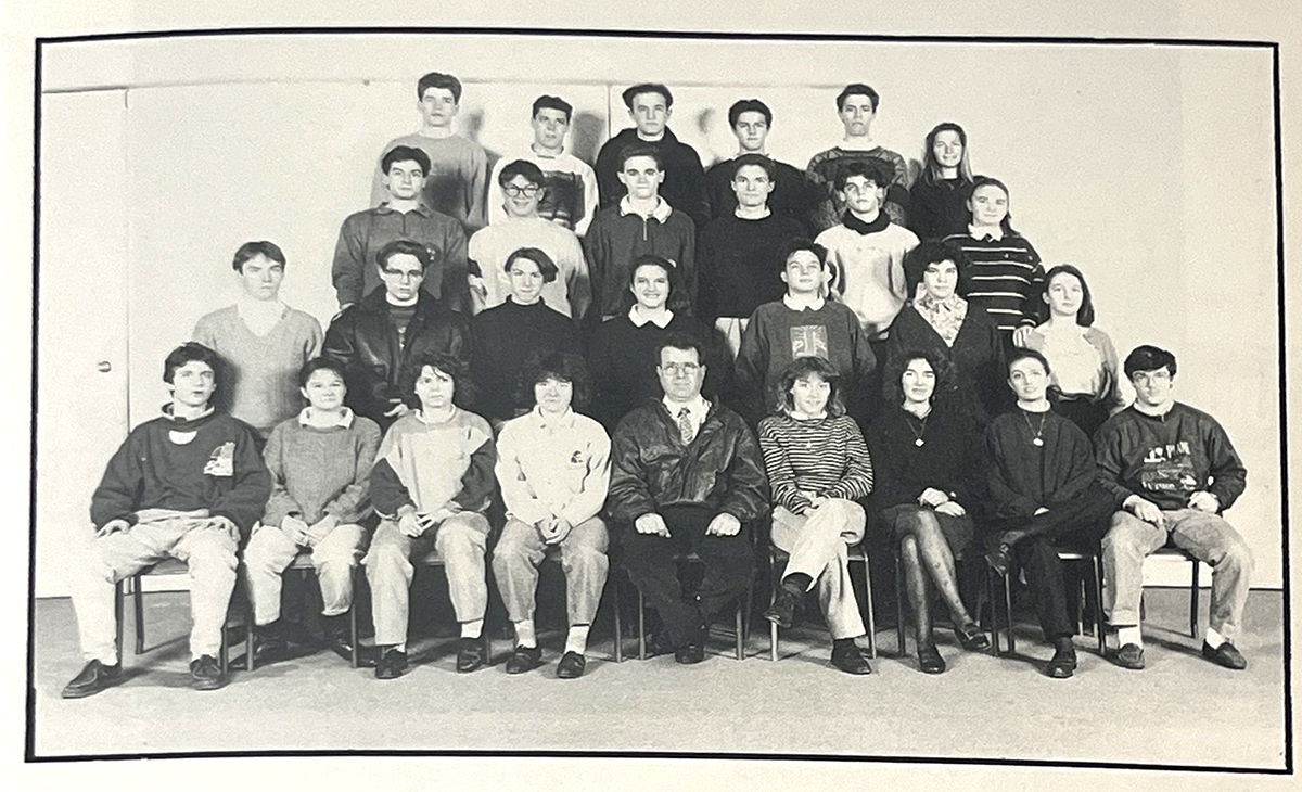 Photo de classe, terminale S3, 1991